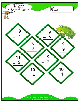 İşlemler yaprak test